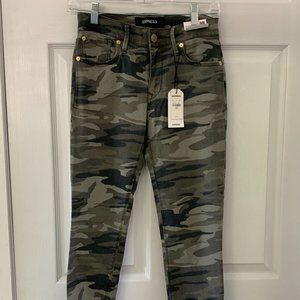 Express Camo Leggings Size 00R Mid Rise